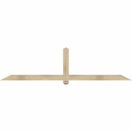Ekena Millwork Eugene Rough Sawn Timber Gable Bracket, Douglas Fir, 96"W x 24"H x 2"D x 4"F, 6/12 Pitch GBW096X24X0204EUG00RDF